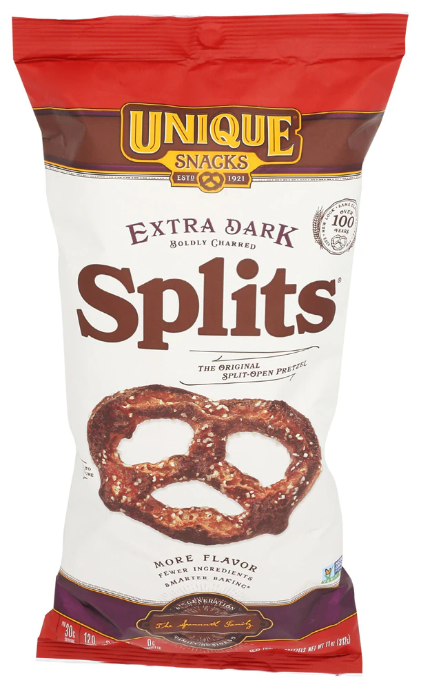 Unique Pretzel Splits Extra Dark -- 11 oz