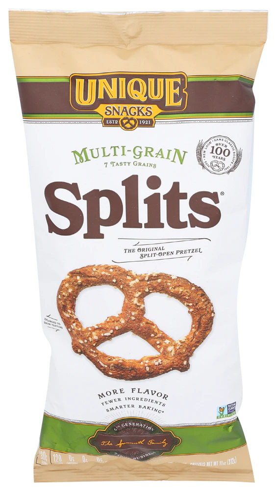 Unique Pretzel Splits Multi-Grain -- 11 oz