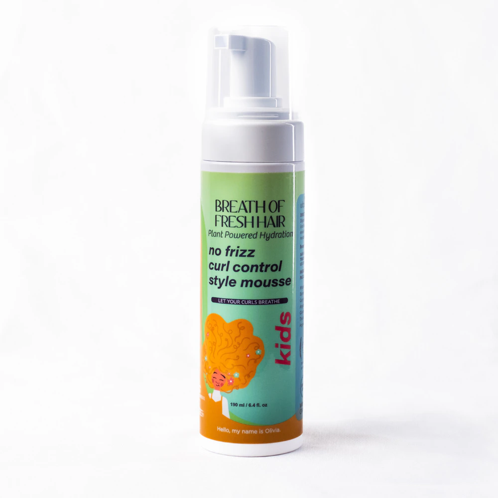 Urban Hydration Kids Breath of Fresh Hair No Frizz Curl Control Styling Mousse -- 6.4 fl oz