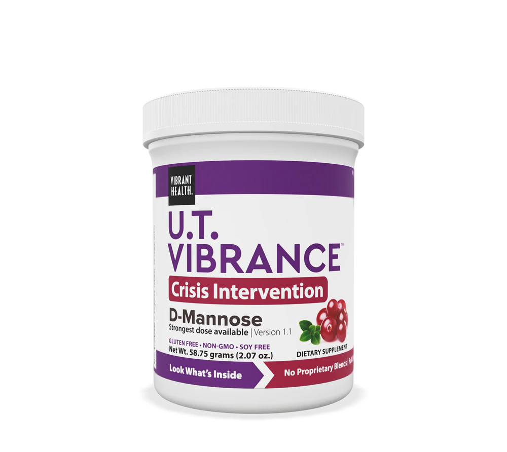Vibrant Health Mannose and Botanicals U.T. Vibrance -- 50 Vegetarian Tablets