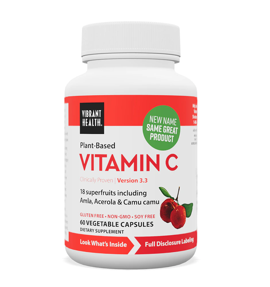 Vibrant Health Super Natural C -- 60 Vegetable Capsules
