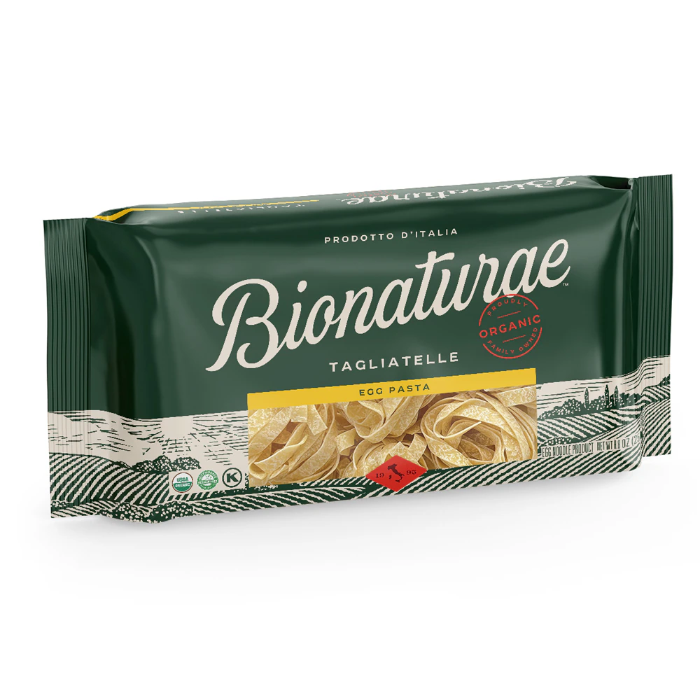 Bionaturae Organic Tagliatelle Traditional Egg Pasta -- 8.8 oz