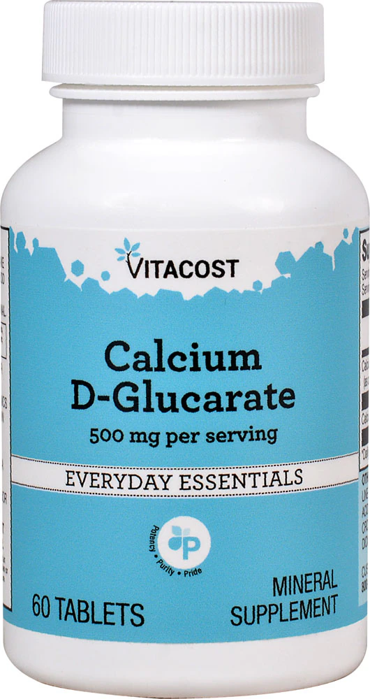 Vitacost Calcium D-Glucarate -- 500 mg per serving - 60 Tablets