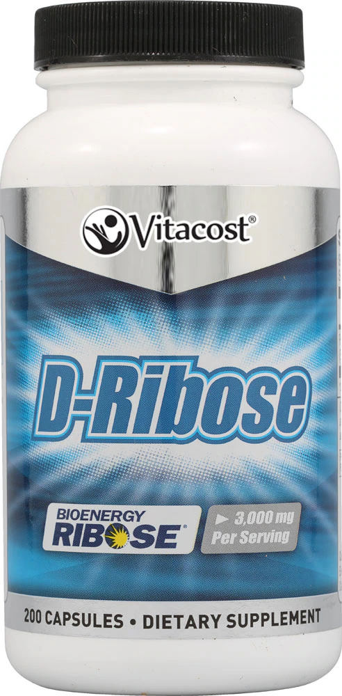 Vitacost D-Ribose Bioenergy Ribose? -- 3000 mg per serving - 200 Capsules