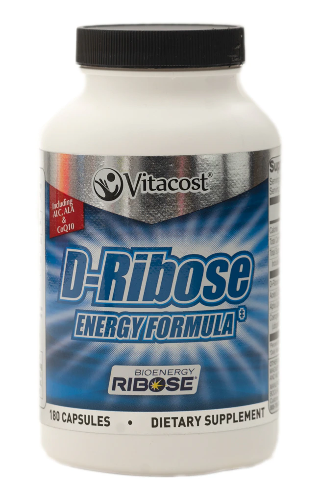 Vitacost D-Ribose Energy Formula* Bioenergy Ribose? -- 180 Capsules