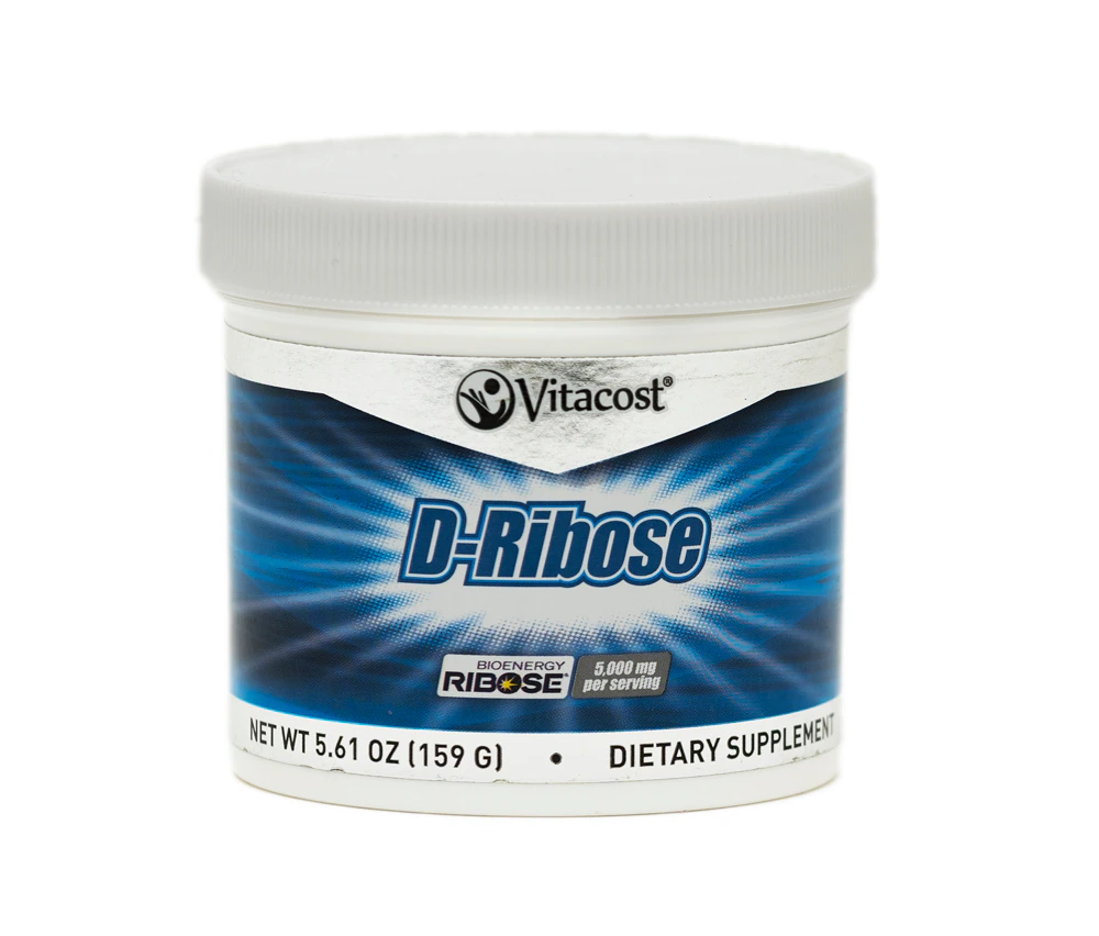 Vitacost D-Ribose Powder Bioenergy Ribose? 5000 mg per serving -- 5.61 oz (159 g)