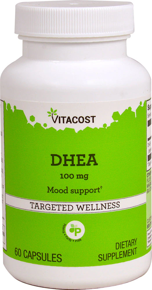Vitacost DHEA -- 100 mg - 60 Capsules