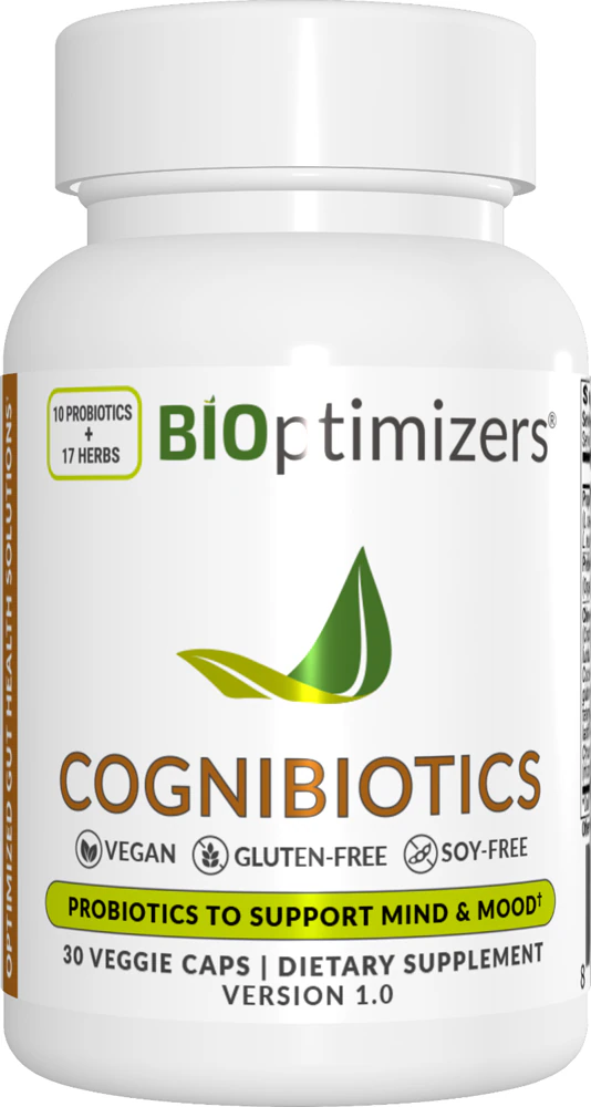 BIOptimizers CogniBiotics -- 30 Veggie Capsules