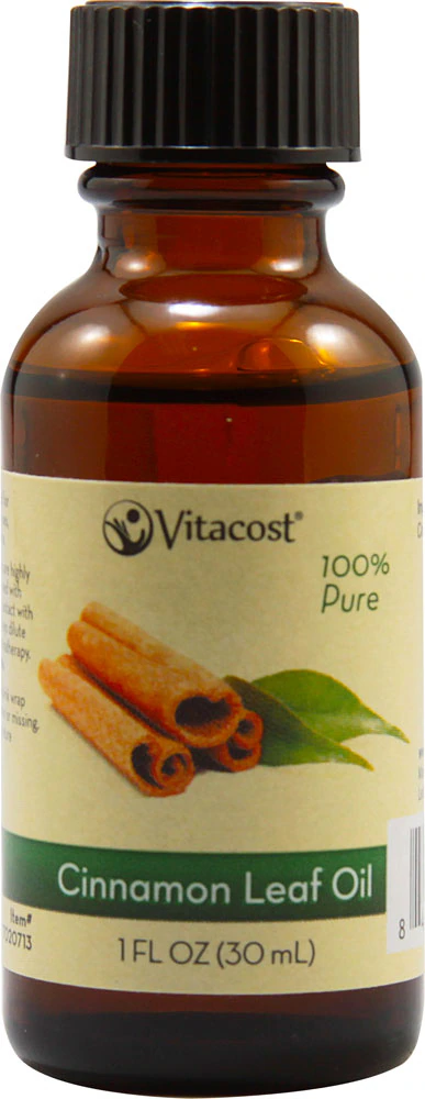 Vitacost Essential Oils 100% Pure Cinnamon Leaf -- 1 fl oz (30 mL)