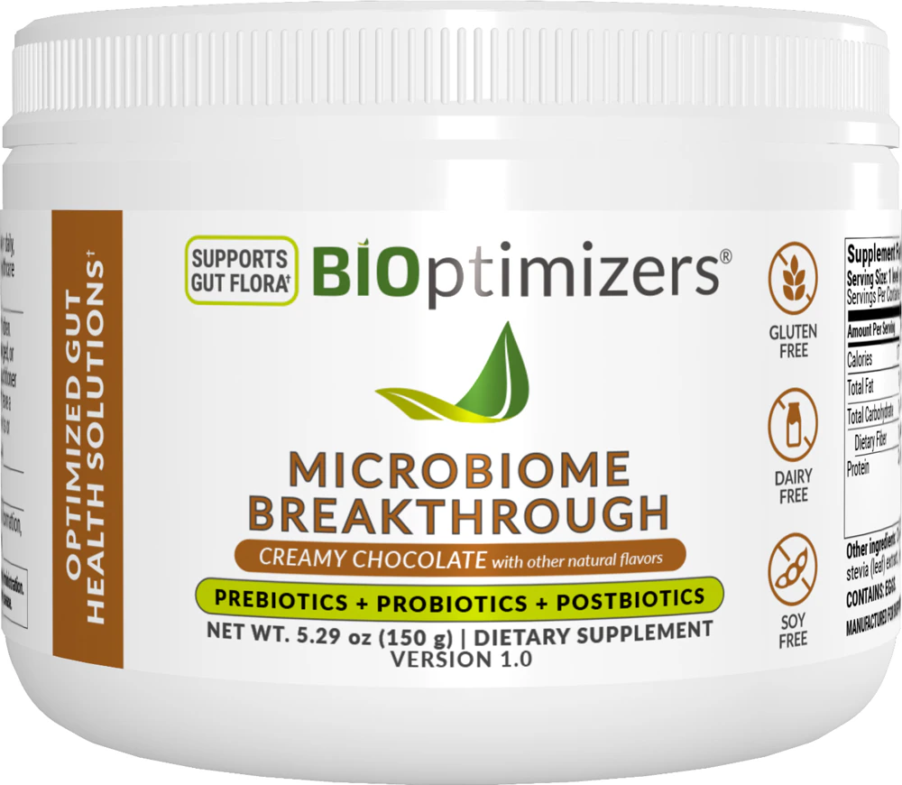 BIOptimizers Microbiome Breakthrough Creamy Chocolate -- 5.29 oz