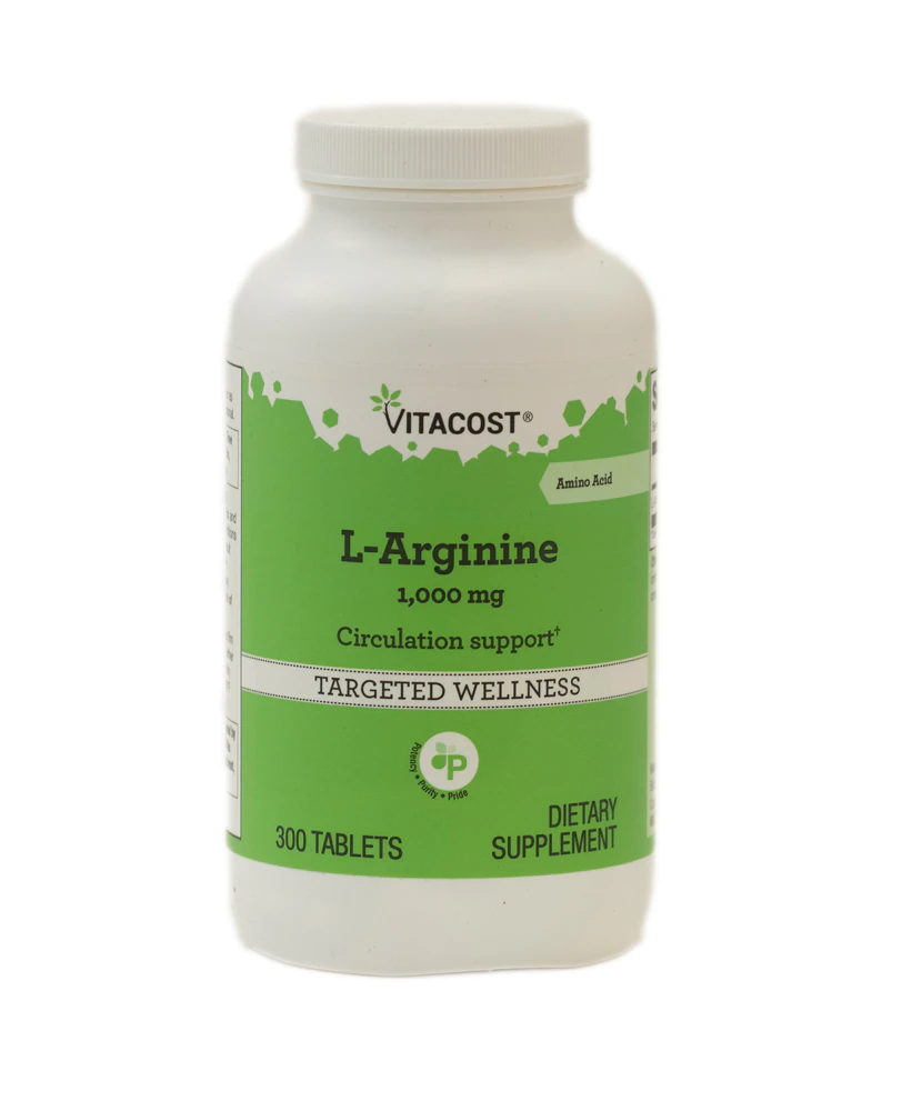 Vitacost L-Arginine -- 1000 mg - 300 Tablets