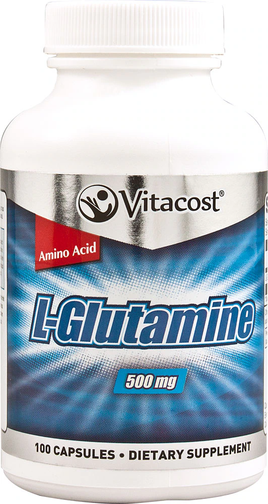 Vitacost L-Glutamine -- 500 mg - 100 Capsules