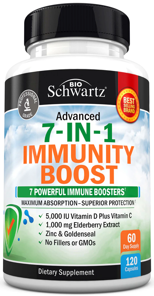 BioSchwartz 7-In-1 Immunity Boost -- 120 Capsules