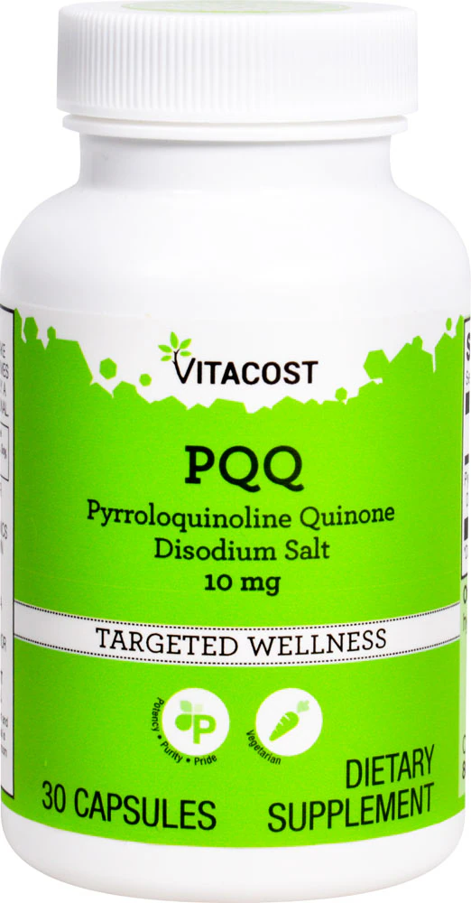 Vitacost PQQ Pyrroloquinoline Quinone Disodium Salt -- 10 mg - 30 Capsules