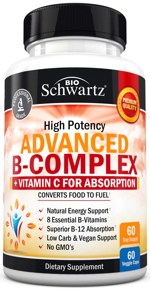 BioSchwartz Advanced B-Complex -- 60 Veggie Caps
