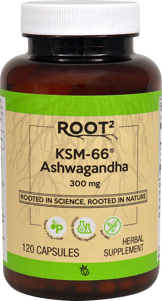 Vitacost-Root2 KSM-66? Ashwagandha -- 300 mg - 120 Capsules