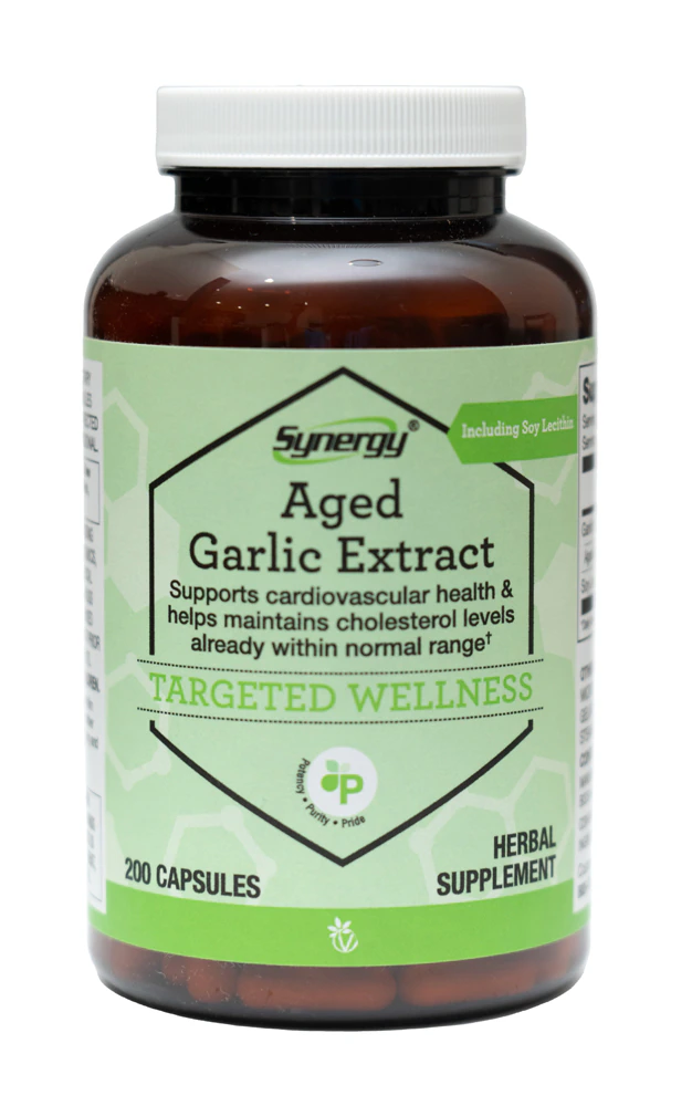 Vitacost-Synergy Aged Garlic Extract Including Soy Lecithin -- 200 Capsules