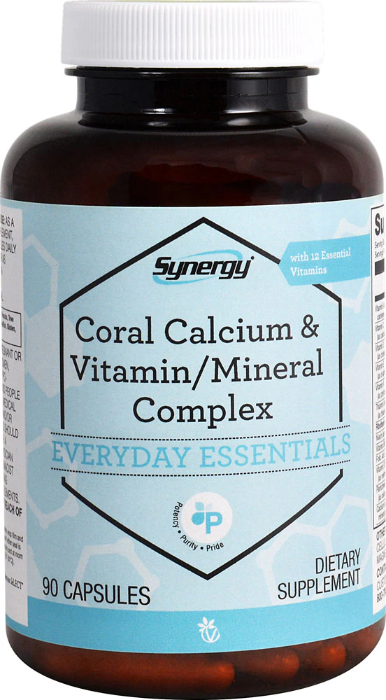 Vitacost-Synergy Coral Calcium and Vitamin Mineral Complex -- 90 Capsules