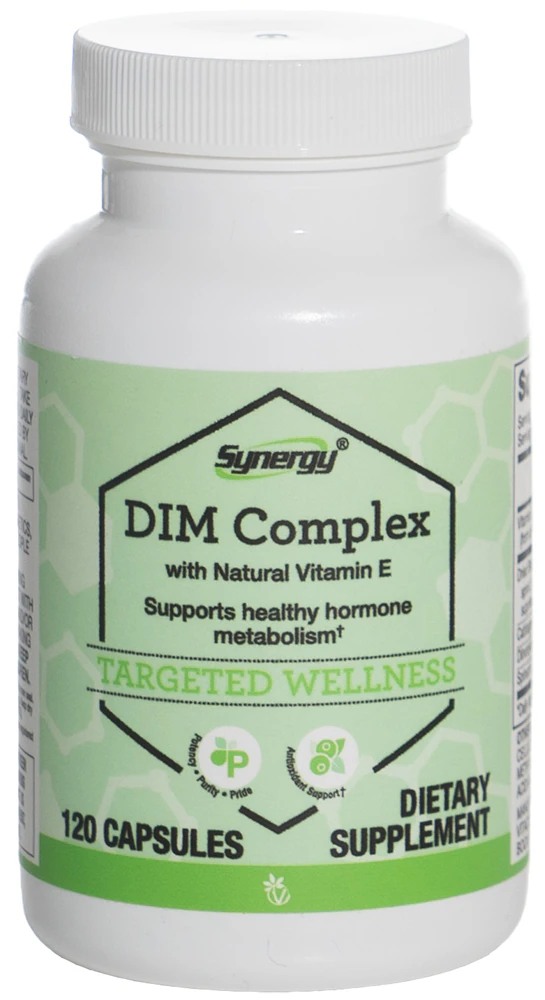 Vitacost-Synergy DIM Complex with Natural Vitamin E -- 120 Capsules