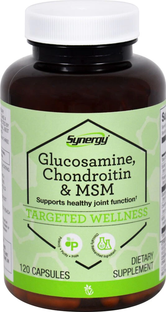 Vitacost-Synergy Glucosamine Chondroitin & MSM -- 120 Capsules