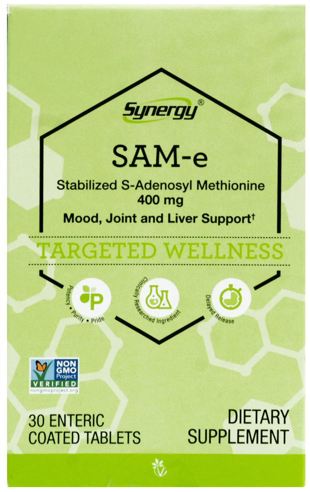 Vitacost-Synergy SAM-e -- 400 mg - 30 Enteric Coated Tabs