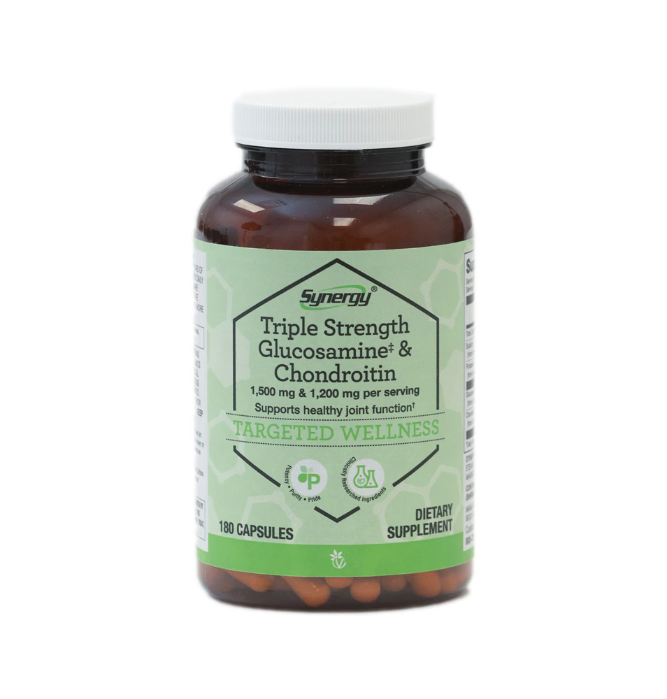 Vitacost-Synergy Triple Strength Glucosamine? & Chondroitin 1500 mg & 1200 mg per serving -- 180 Capsules