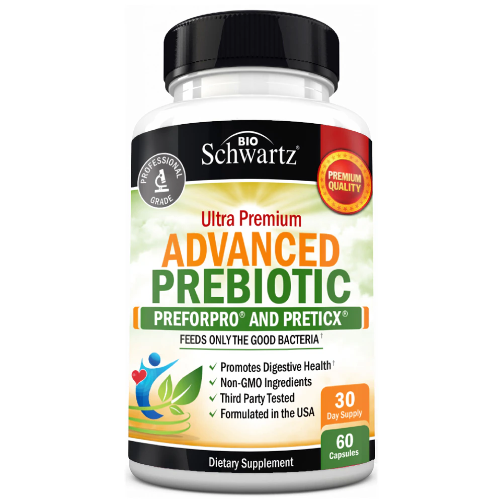 BioSchwartz Ultra Premium Advanced Prebiotic -- 60 Capsules