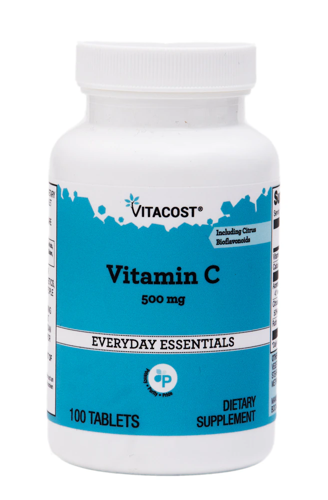 Vitacost Vitamin C Including Citrus Bioflavonoids -- 500 mg - 100 Tablets