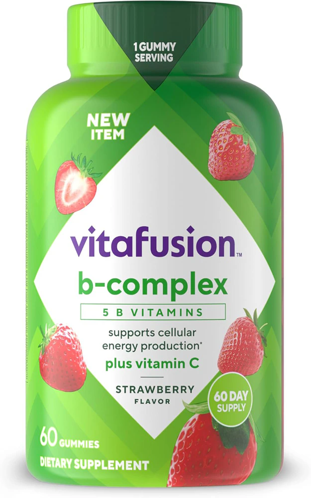 Vitafusion B Complex Gummy Strawberry -- 60 Gummies