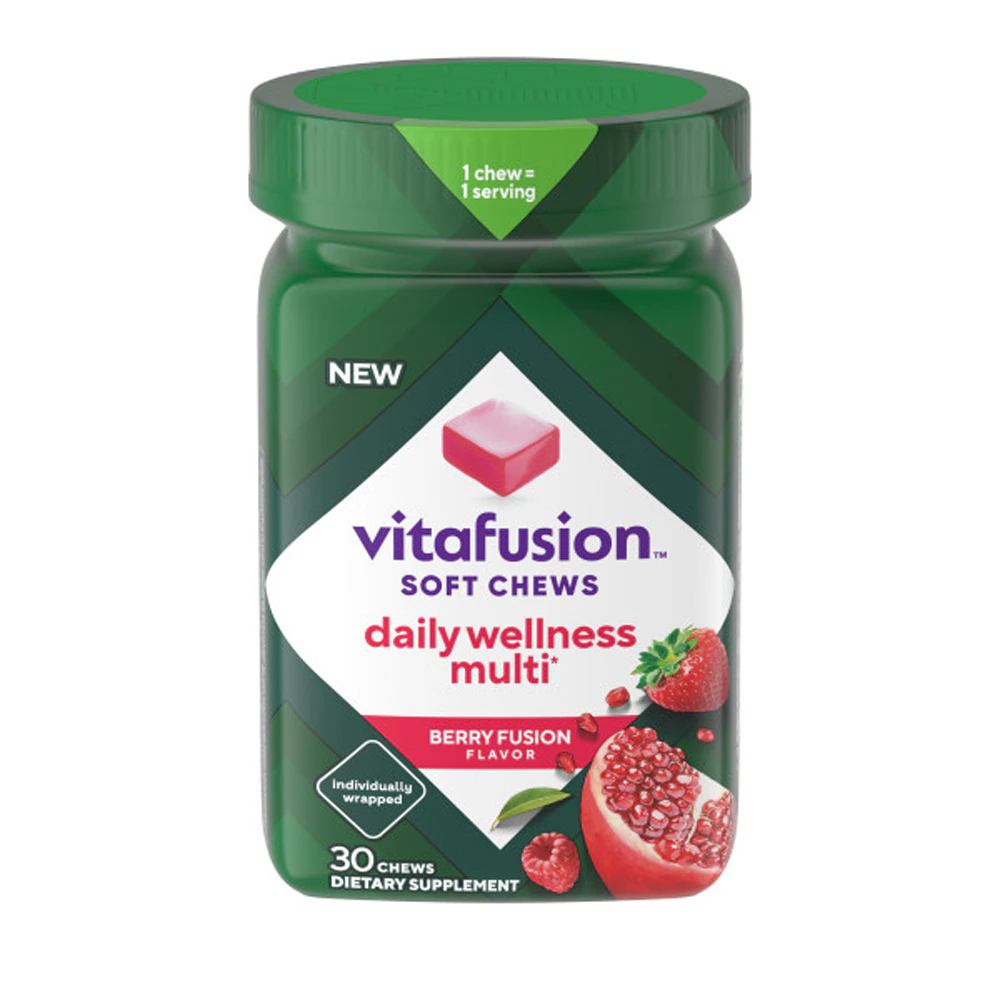 Vitafusion Daily Wellness Multi Berry Fusion -- 30 Soft Chews