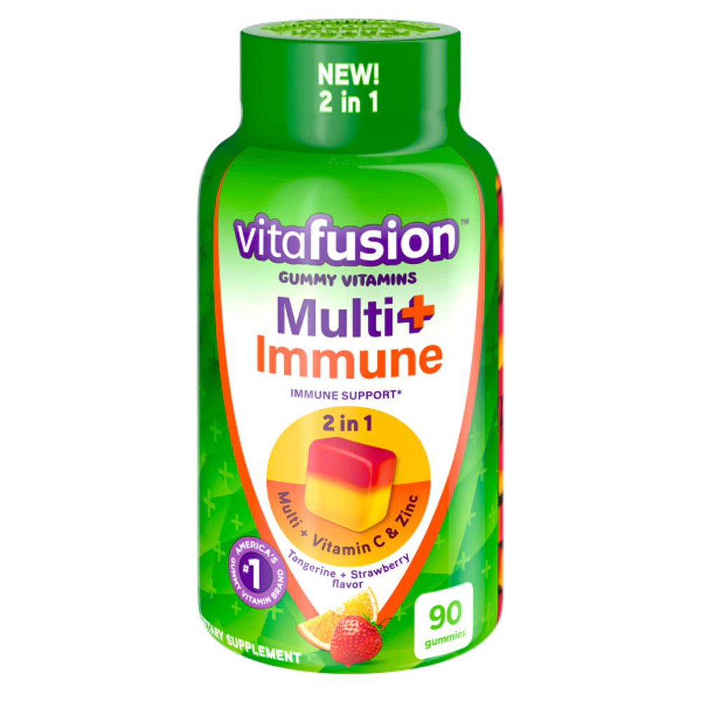 Vitafusion Multi Plus Immune Gummies -- 90 Gummies