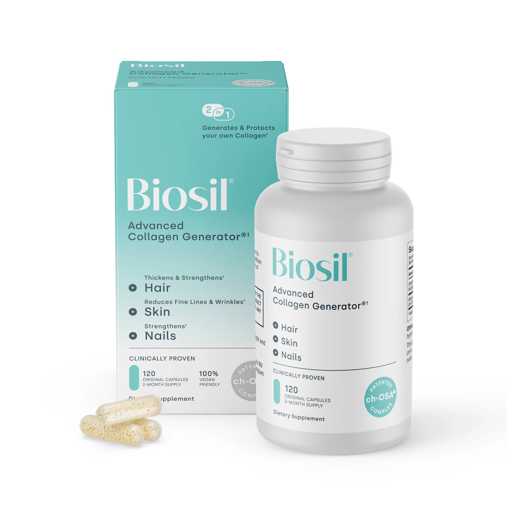 BioSil Collagen Generator -- 120 Vegan Capsules