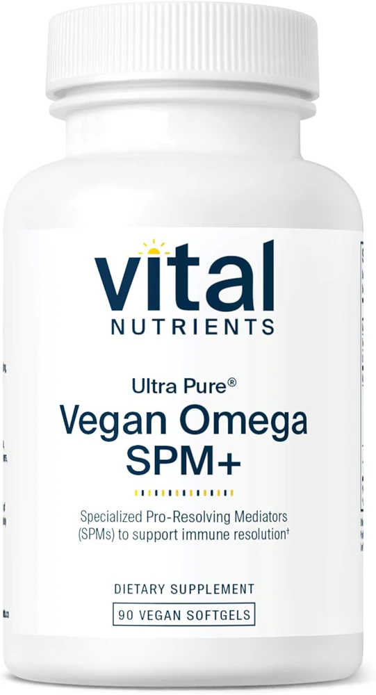 Vital Nutrients Ultra Pure Vegan Omega Spm+ A Nutrient-Dense Omega-3 Supplement -- 90 Vegan Softgels