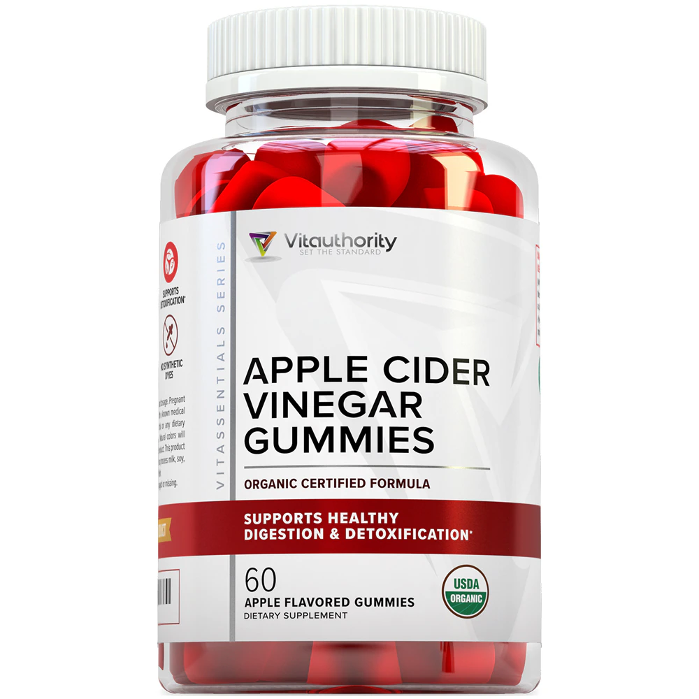Vitauthority Apple Cider Vinegar Gummies Apple -- 60 Gummies