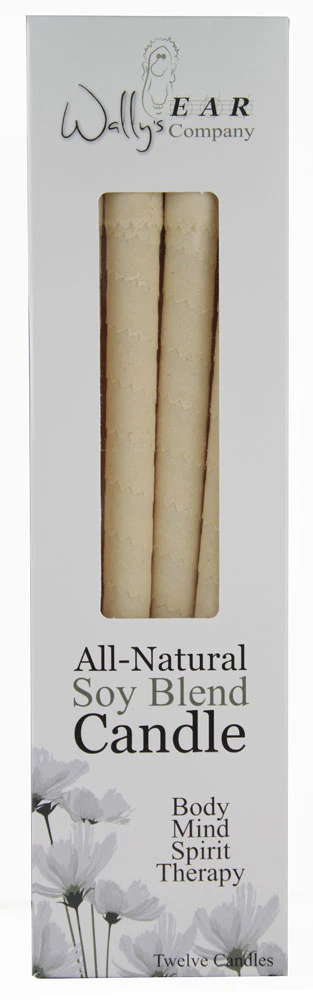 Wally's Ear Company Candles Natural Soy Blend -- 12 Candles