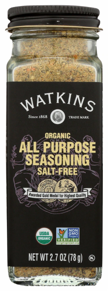 Watkins Organic All Purpose Seasoning Salt-Free -- 2.7 oz