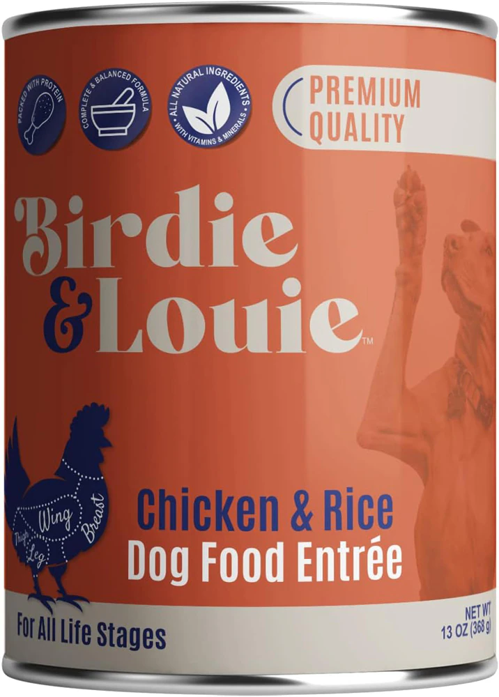 Birdie & Louie Wet Dog Food Chicken & Rice -- 13 oz