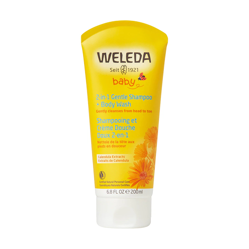 Weleda Baby 2-in-1 Gentle Shampoo + Body Wash Calendula -- 6.8 fl oz