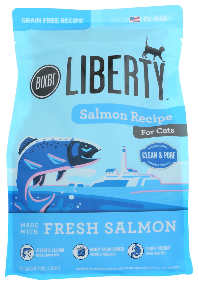 Bixbi Liberty Cat Dry Food Grain Free Salmon Recipe -- 3 lb