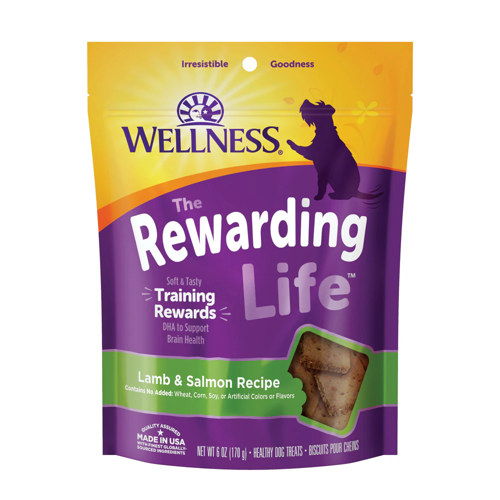 Wellness Dog Training Rewards Soft & Tasty Lamb & Salmon Recipe -- 6 oz