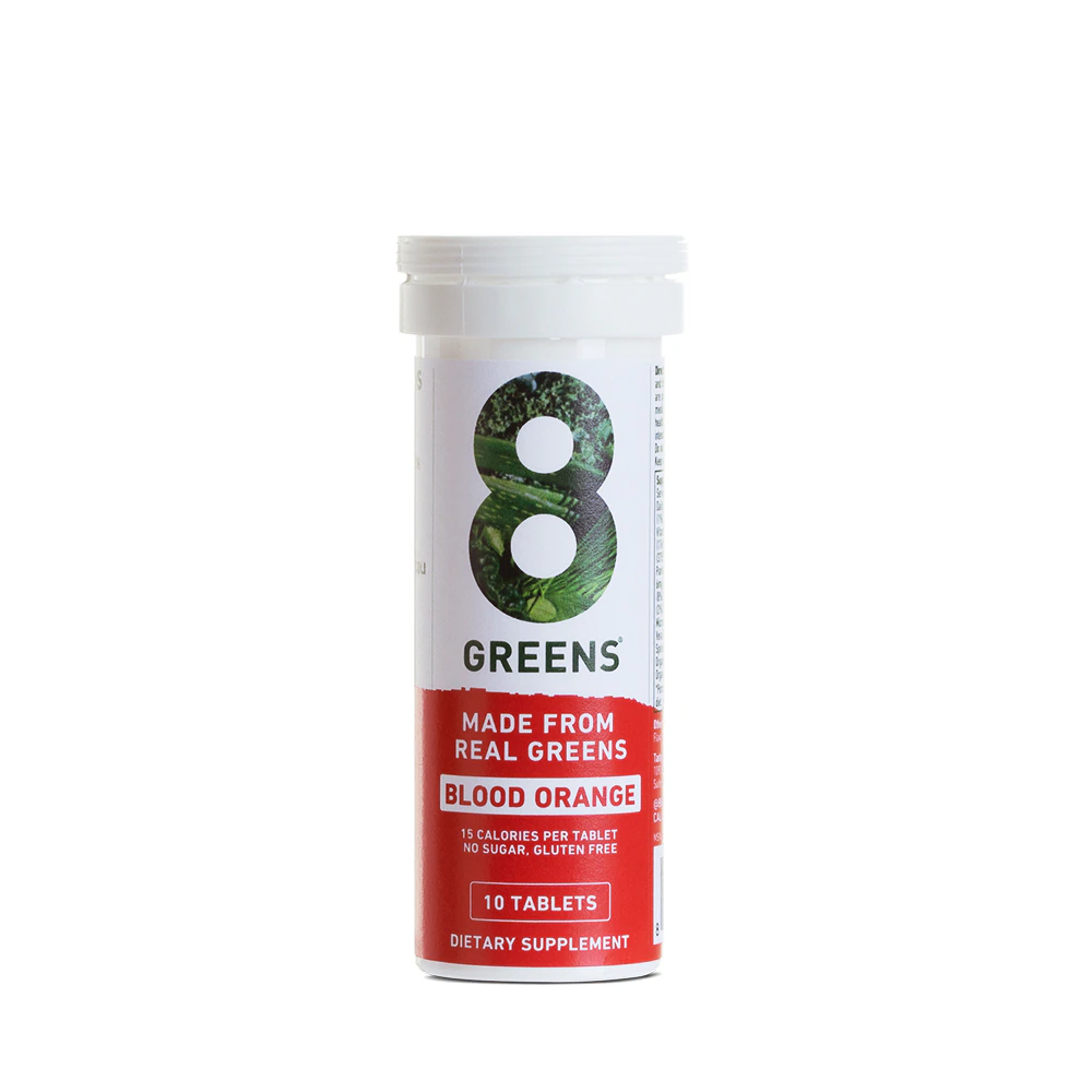 8Greens Original Effervescent Tablets Blood Orange -- 10 Tablets