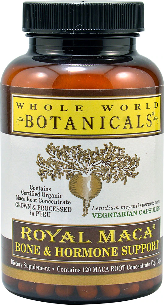 Whole World Botanicals Royal Maca? Bone & Hormone Support -- 120 Vegetarian Capsules
