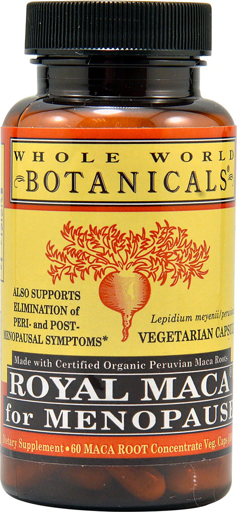 Whole World Botanicals Royal Maca? for Menopause -- 60 Vegetarian Capsules