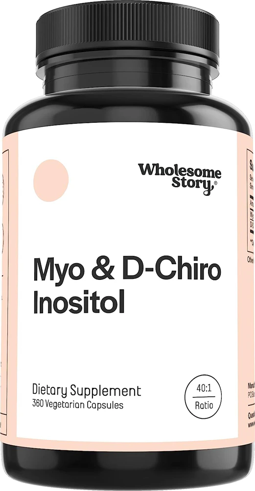 Wholesome Story Myo & D-Chiro Inositol -- 360 Vegetarian Capsules