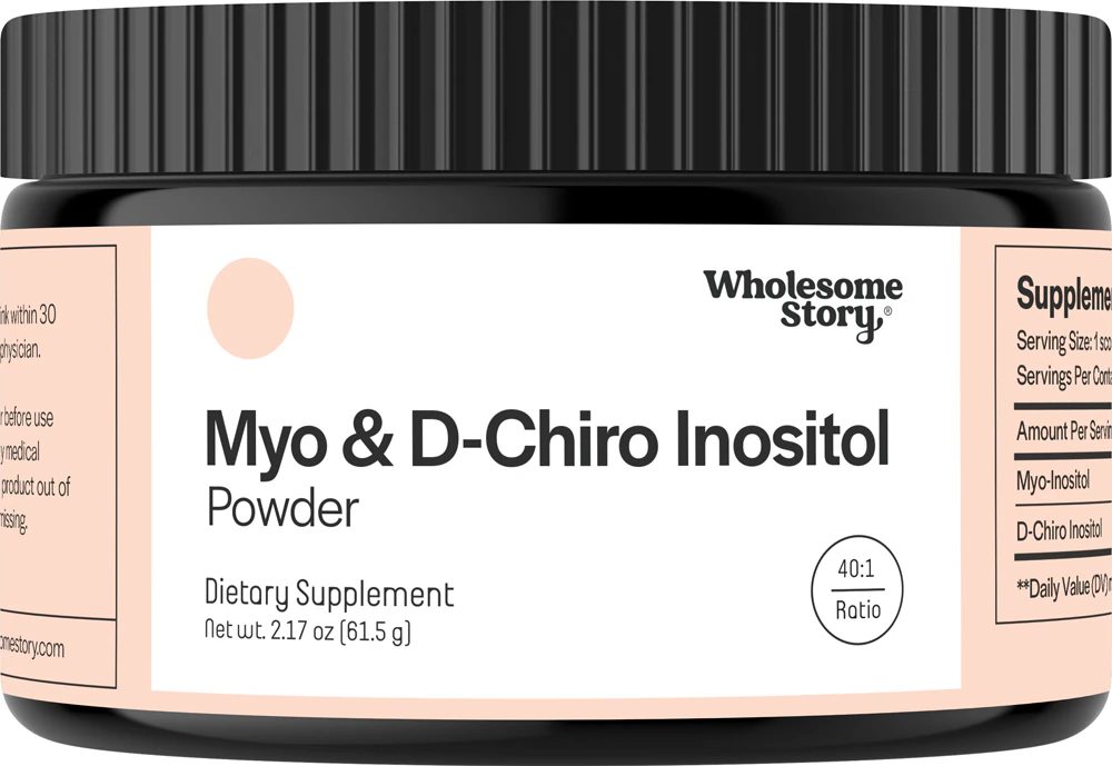 Wholesome Story Myo & D-Chiro Inositol Powder 30-Day Supply -- 2.17 oz