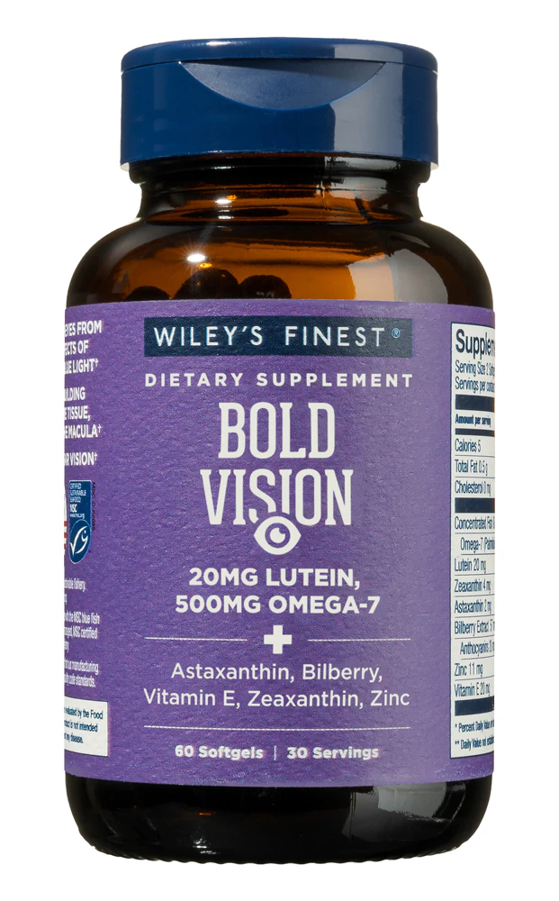 Wiley's Finest Bold Vision Proactive -- 60 Softgels