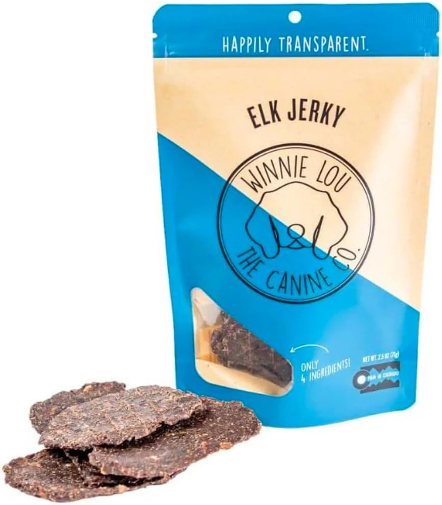 Winnie Lou Dog Treat Elk Jerky -- 2.5 oz