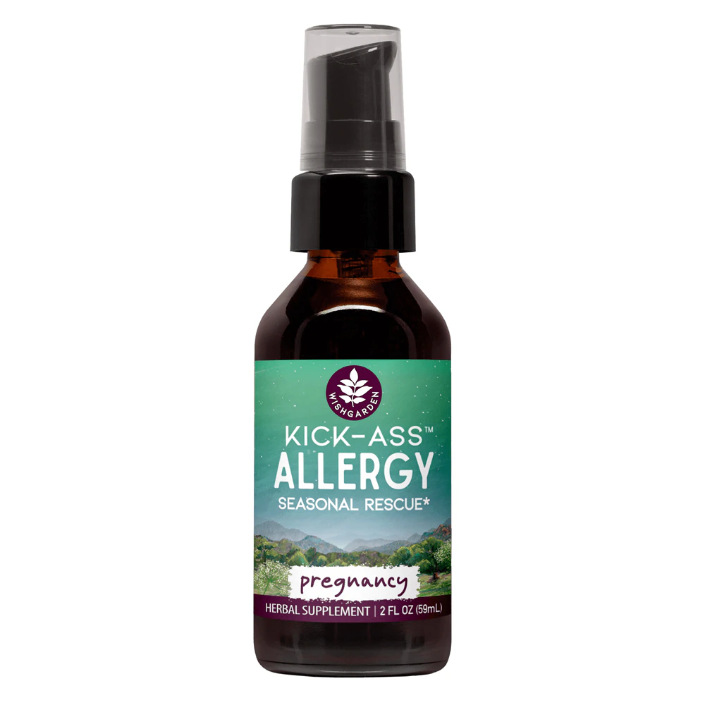 WishGarden Herbs Kick-Ass Allergy Seasonal Rescue For Pregnancy -- 2 fl oz
