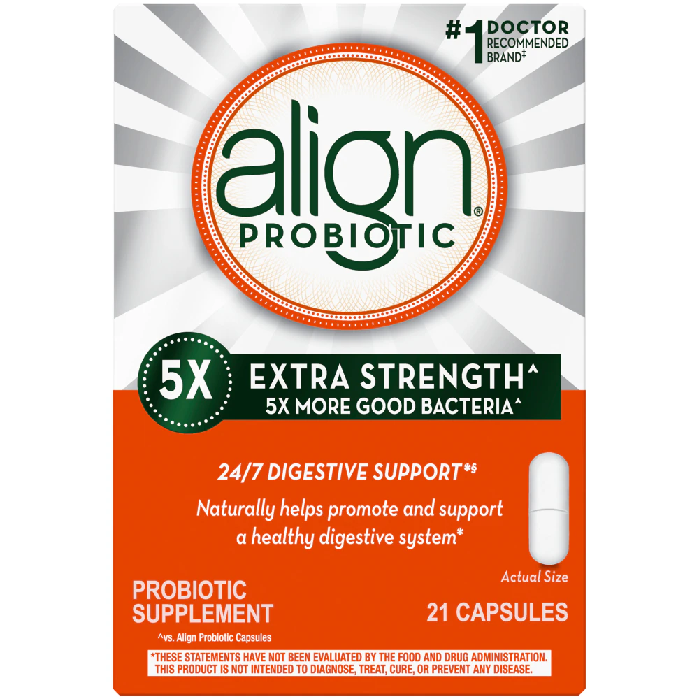 Align Probiotic 5X Extra Strength -- 21 Capsules