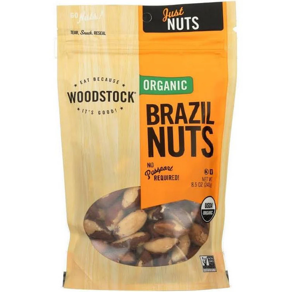 Woodstock Organic Kosher Brazil Nuts -- 8.5 oz
